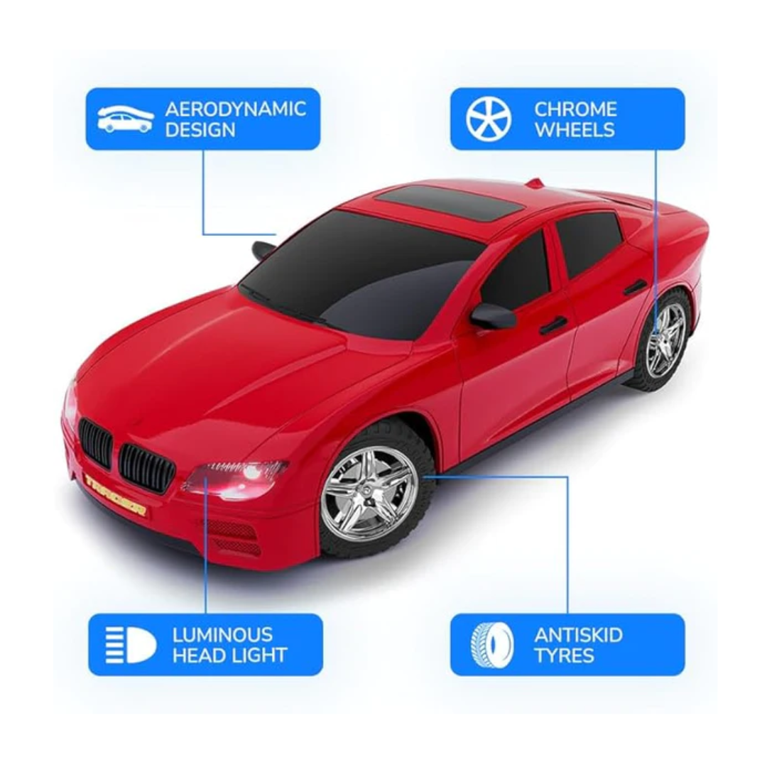 Mirana Watch Tracer C-Type USB Rechargeable Gesture Controlled Racing RC Car Red