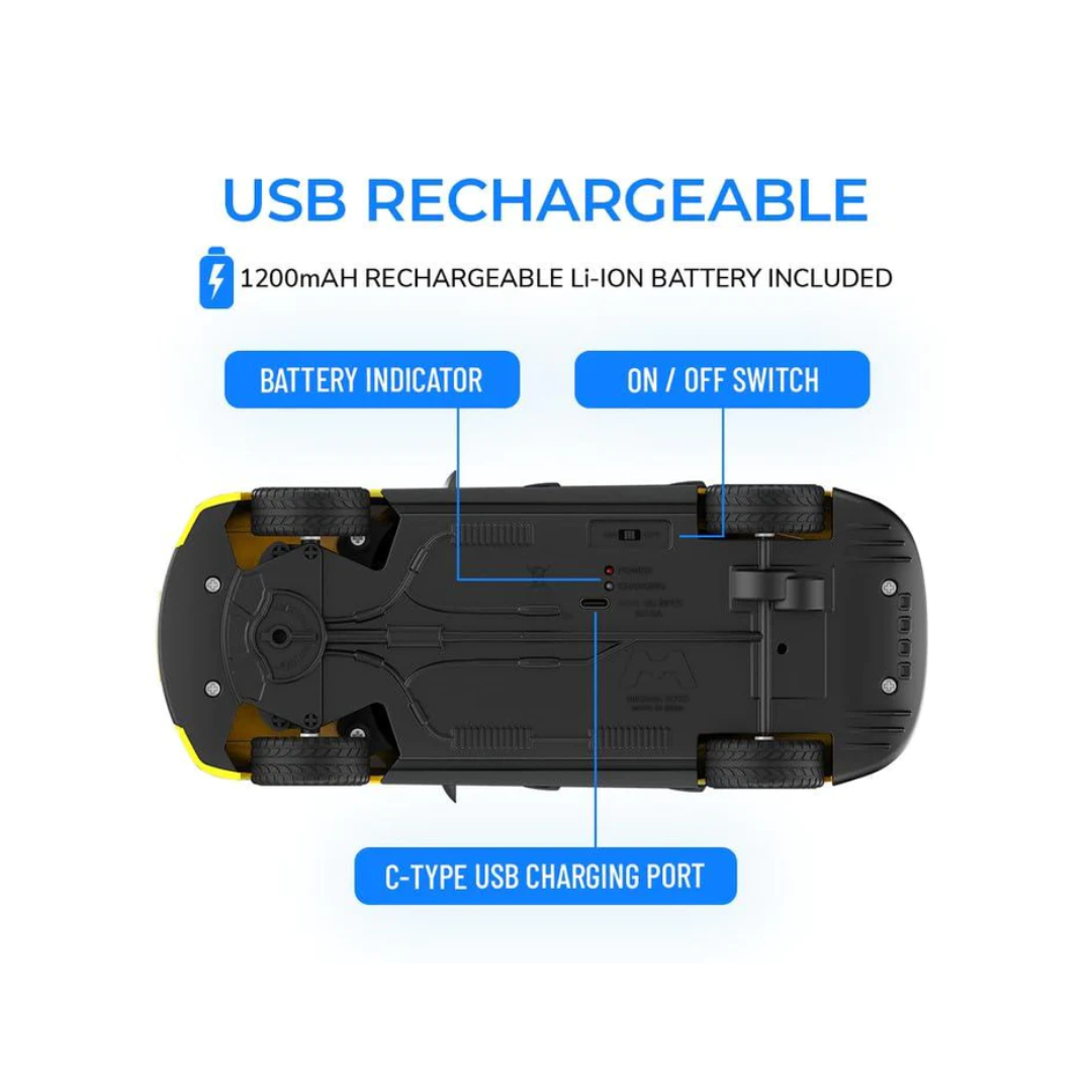 Mirana Watch Remote Tracer Car Yellow