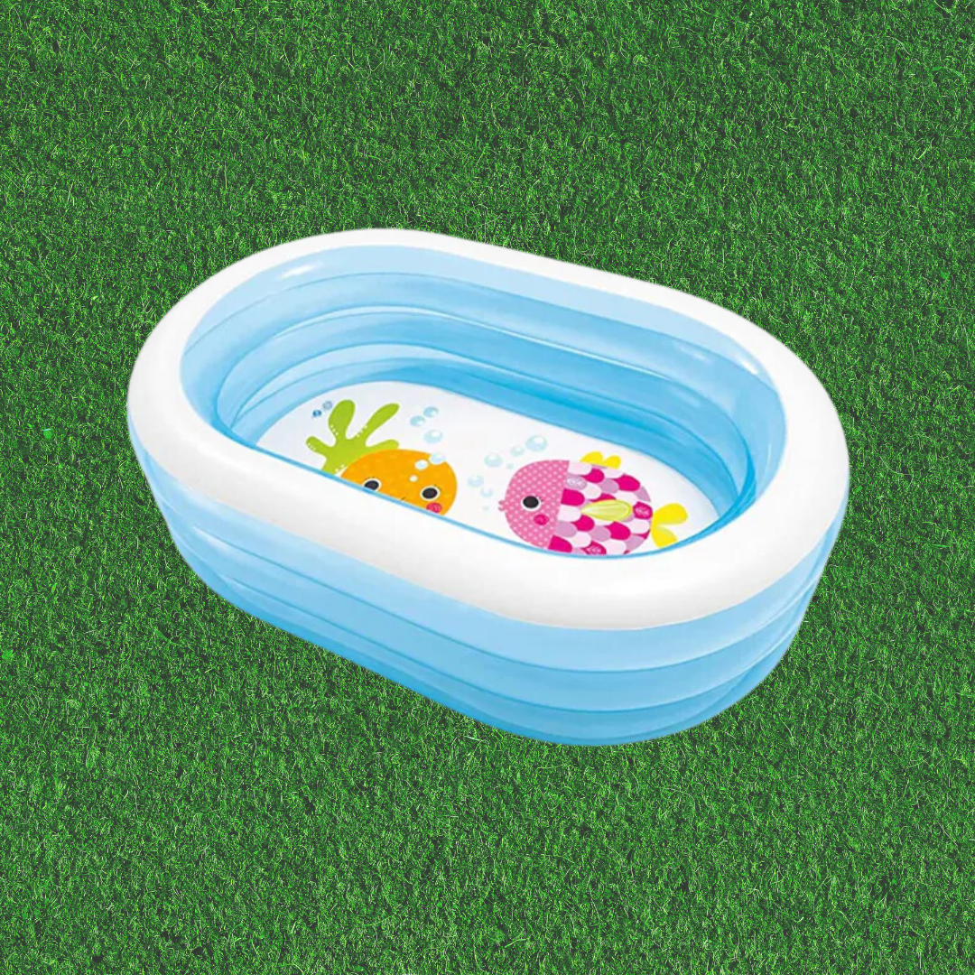 Intex Swimming Pool Oval Whale Fun Pool-57482(64"X42"X18")