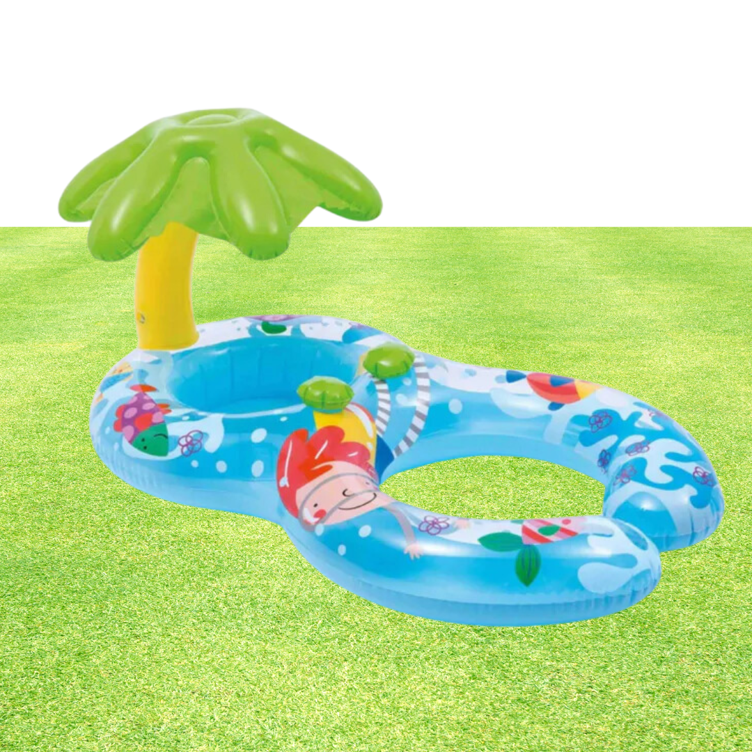 Intex  2In1 Island Floater Inflatable Pool (46"X29")