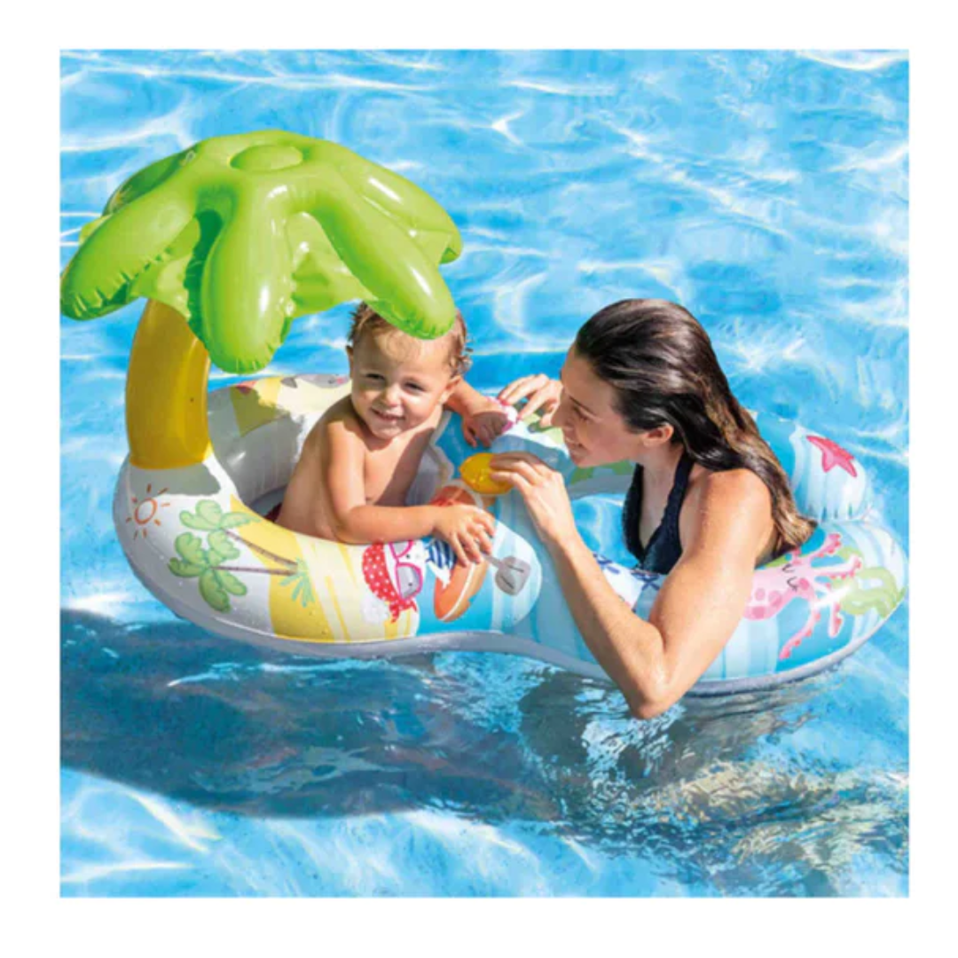 Intex  2In1 Island Floater Inflatable Pool (46"X29")