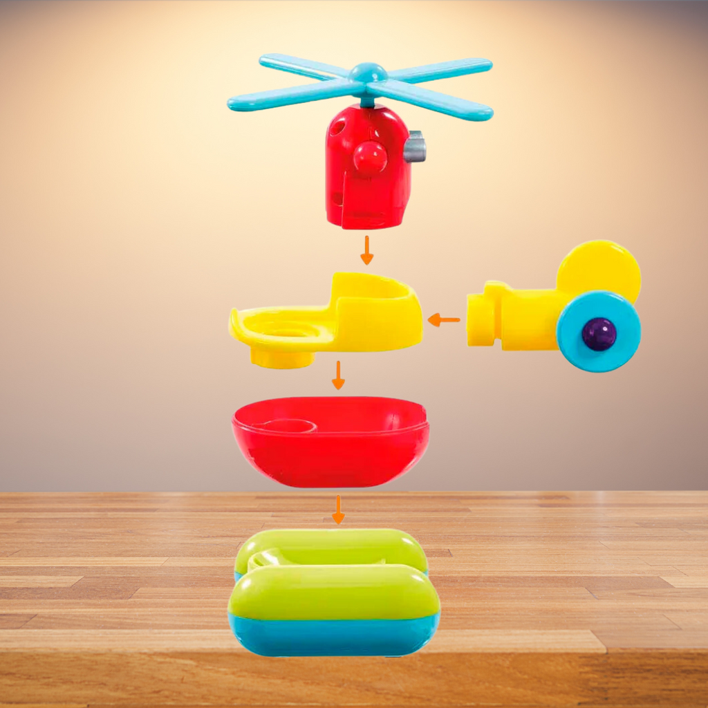 ELC Build & Play Helicopter Multicolour 18M+