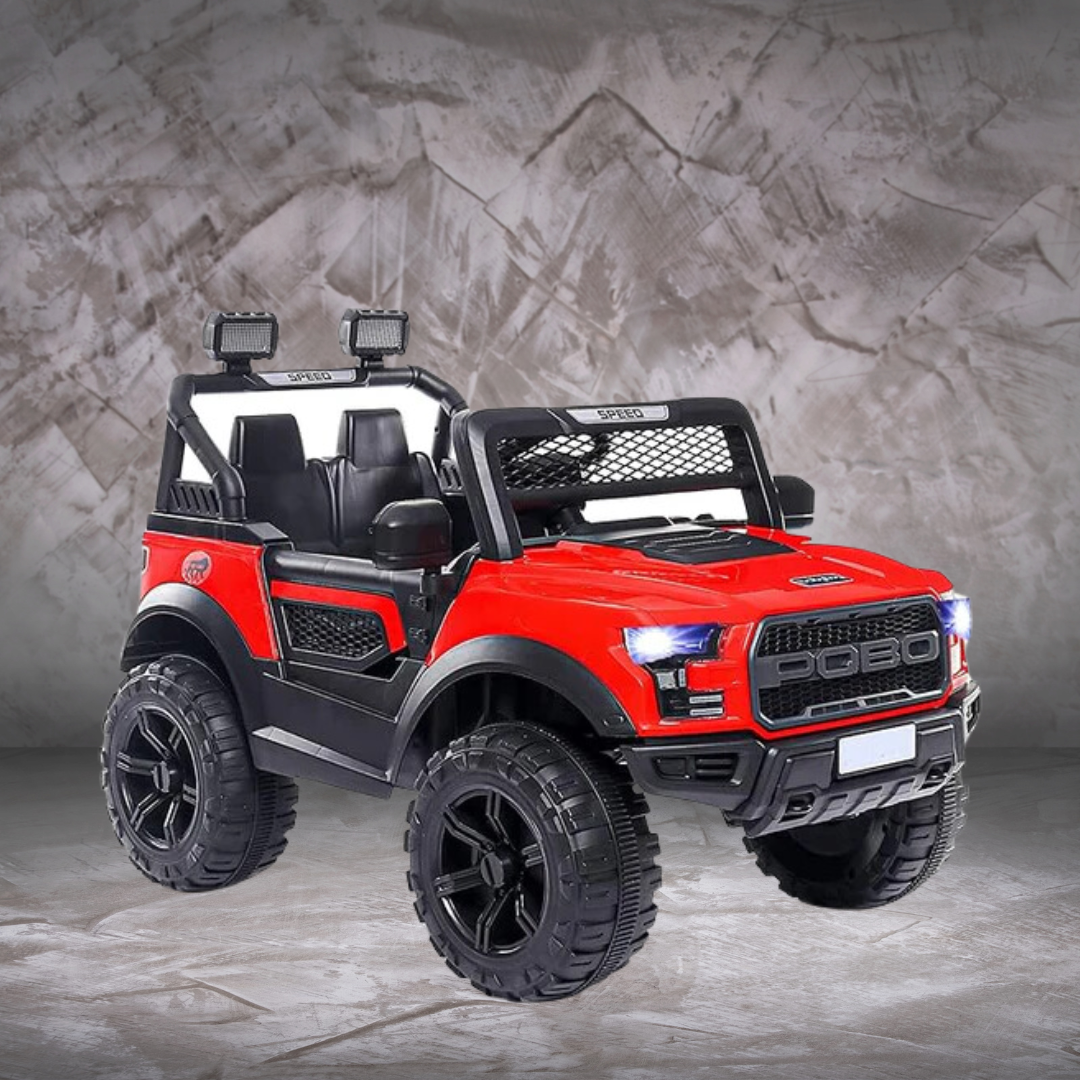 Rainbow Toys Pobo Electric Battery Operated Ride on Jeep Car