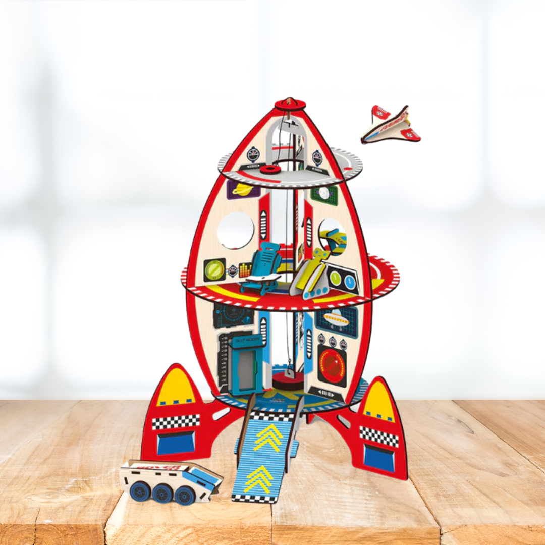 Webby DIY Rocket Spaceship Playset Doll House