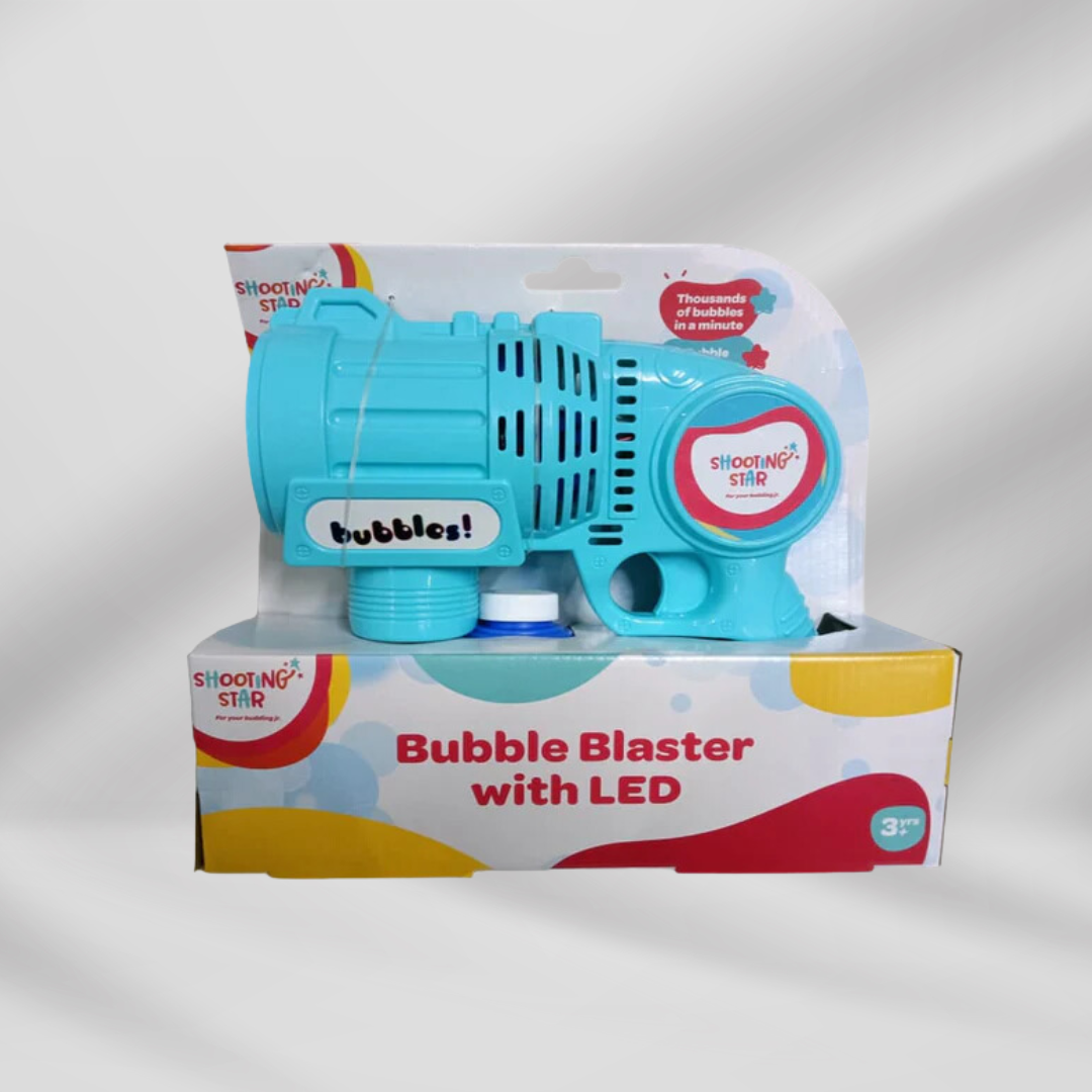 Shooting Star Bubble Blaster Gun With LED