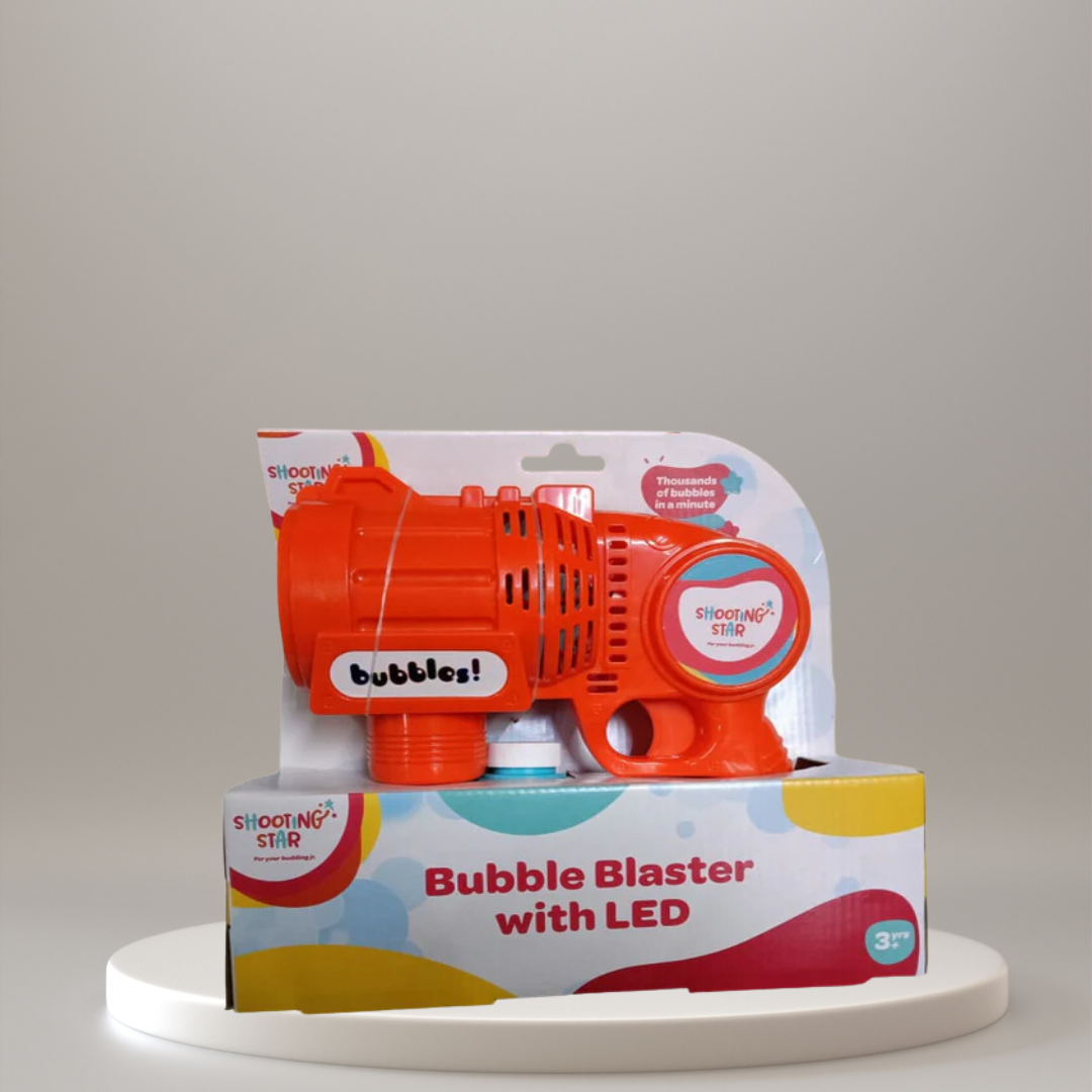 Shooting Star Bubble Blaster Gun With LED