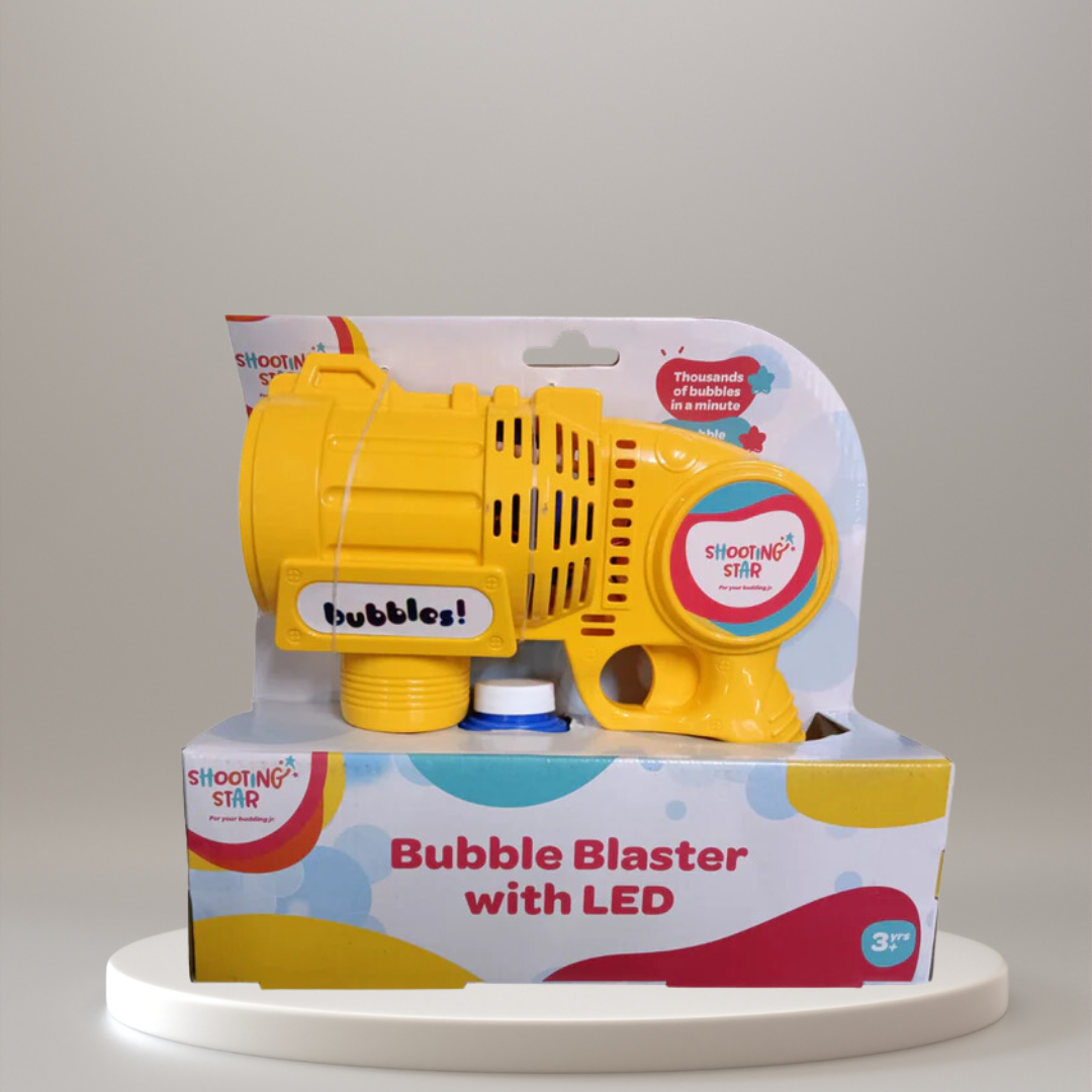 Shooting Star Bubble Blaster Gun With LED