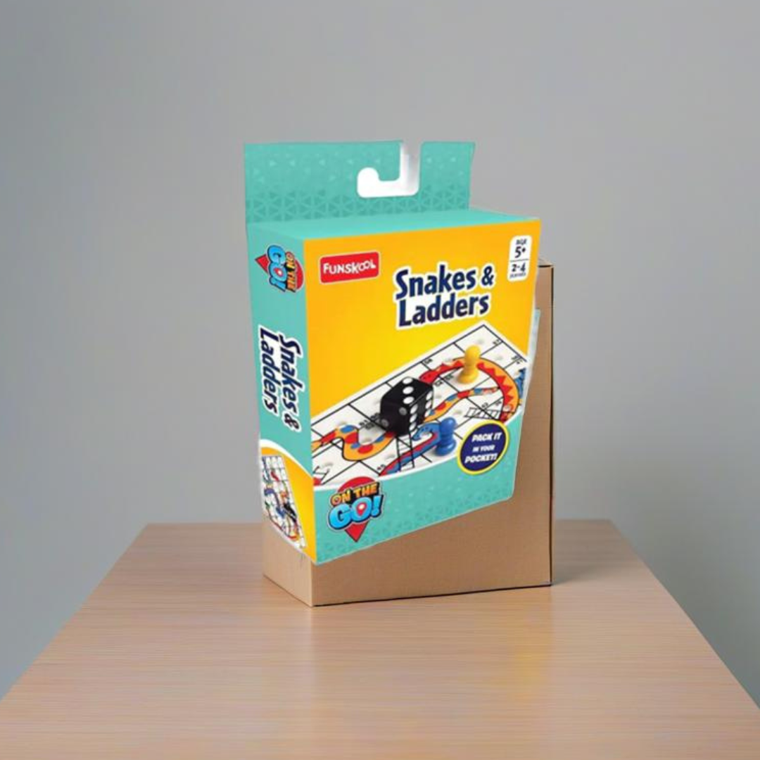 Funskool Games Travel Snakes Ladders Board Game