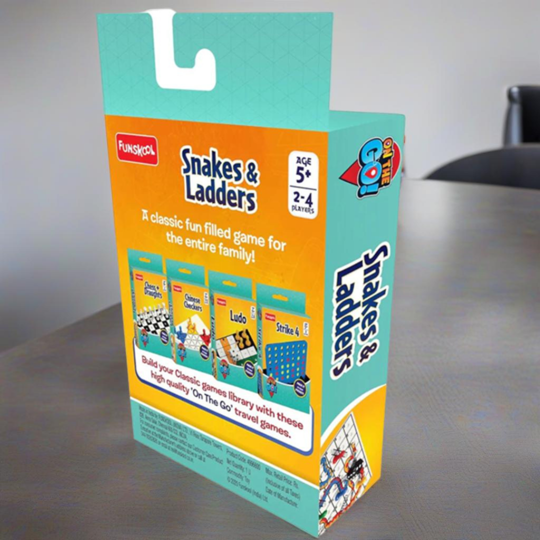 Funskool Games Travel Snakes Ladders Board Game
