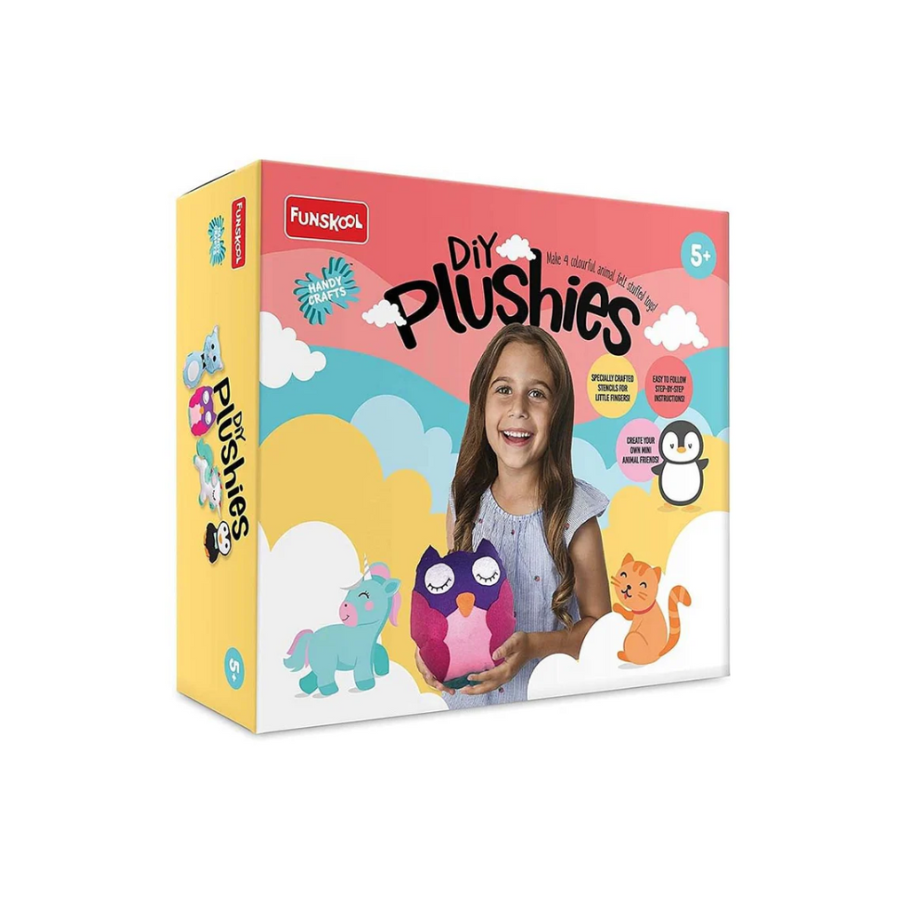Funskool Handycrafts Funskool - Diy Plushies, Art & Craft Kits For Age 5Y+