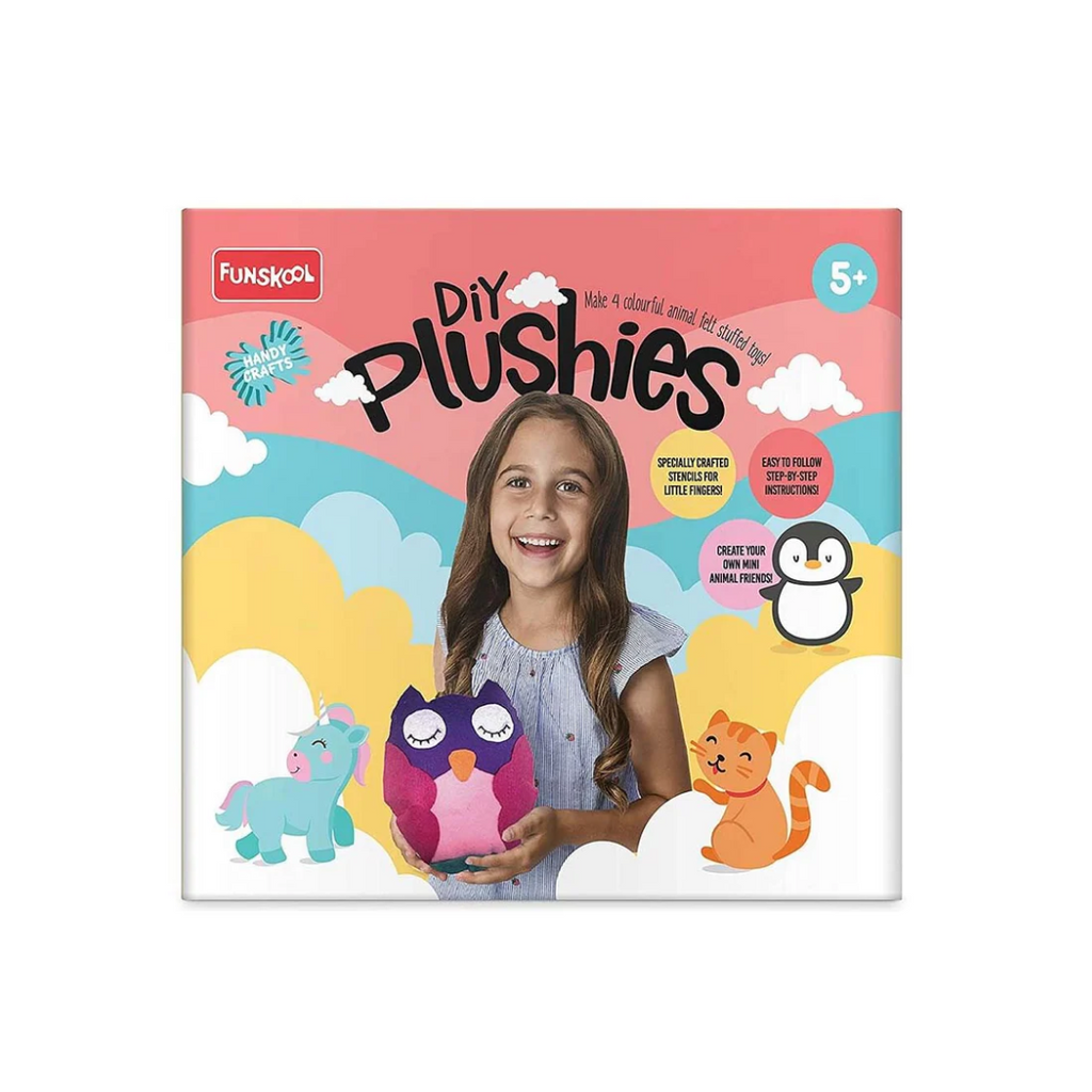 Funskool Handycrafts Funskool - Diy Plushies, Art & Craft Kits For Age 5Y+