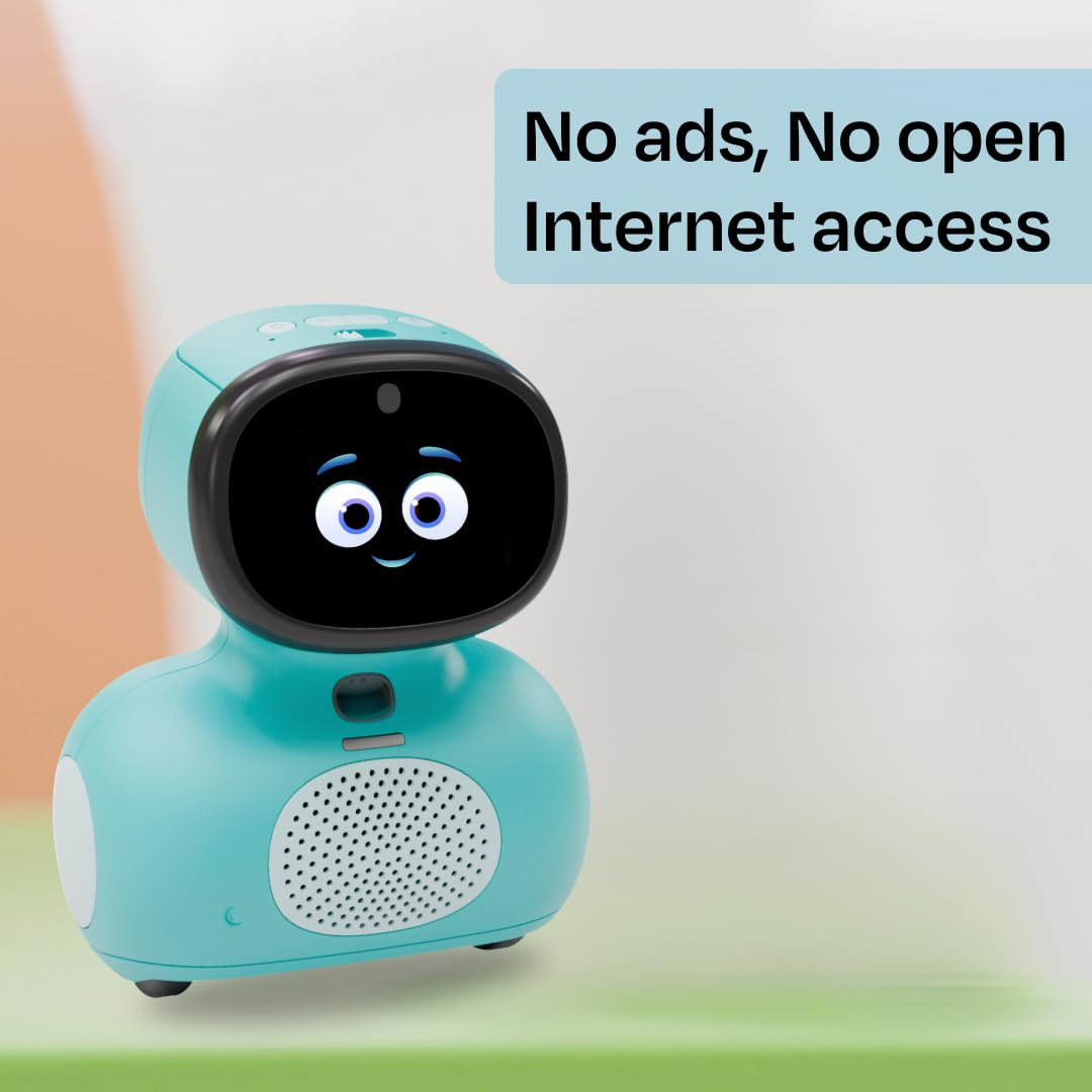 Miko Mini: AI Robot For Kids, Interactive Bot Equipped With Coding, Stories & Games, Blue