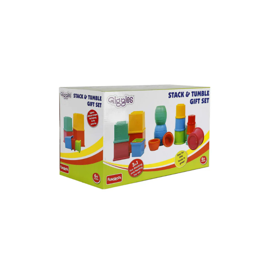Funskool Giggles Stackc & Tumbler Gift Set