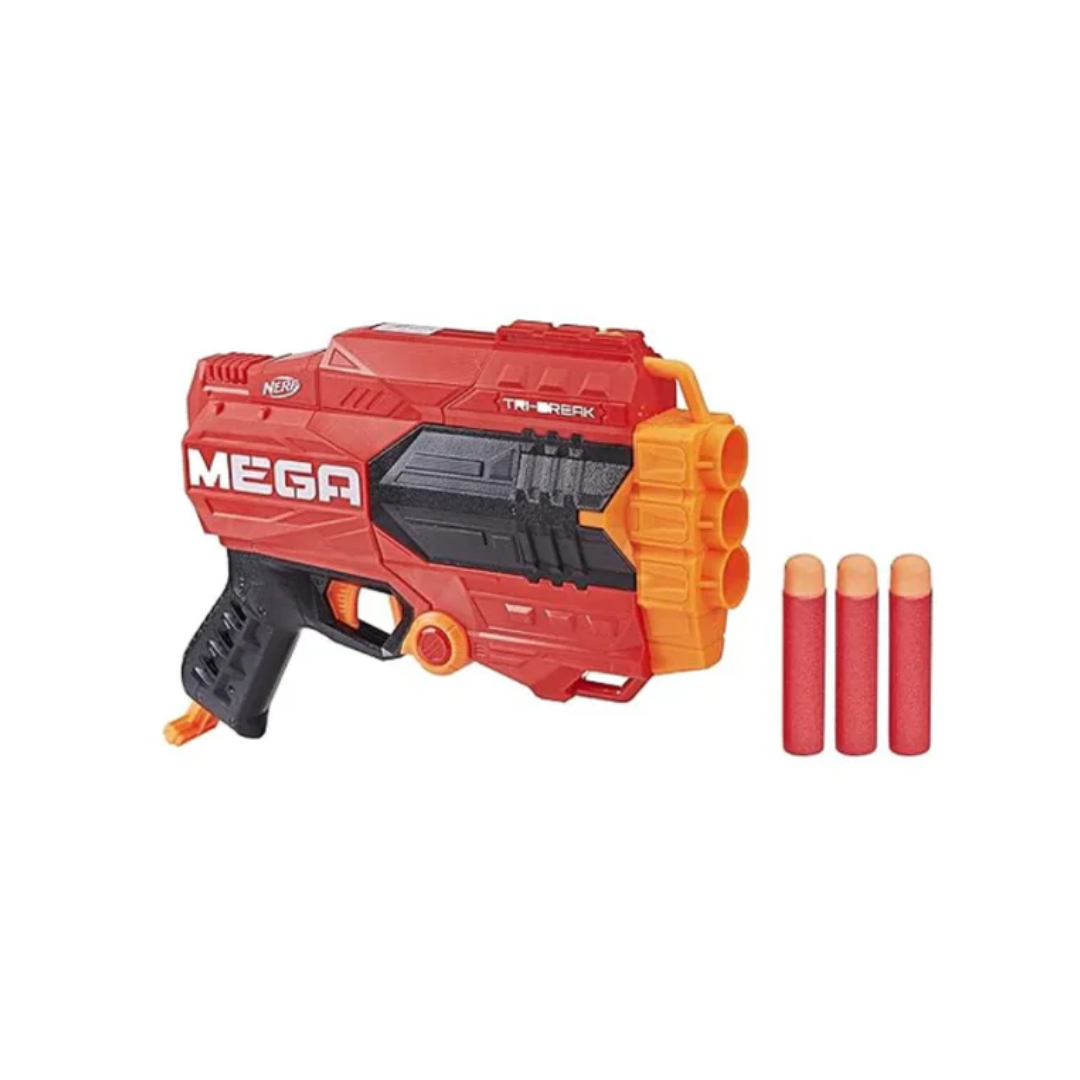 Hasbro Nerf Mega Tri-Break Blaster Gun