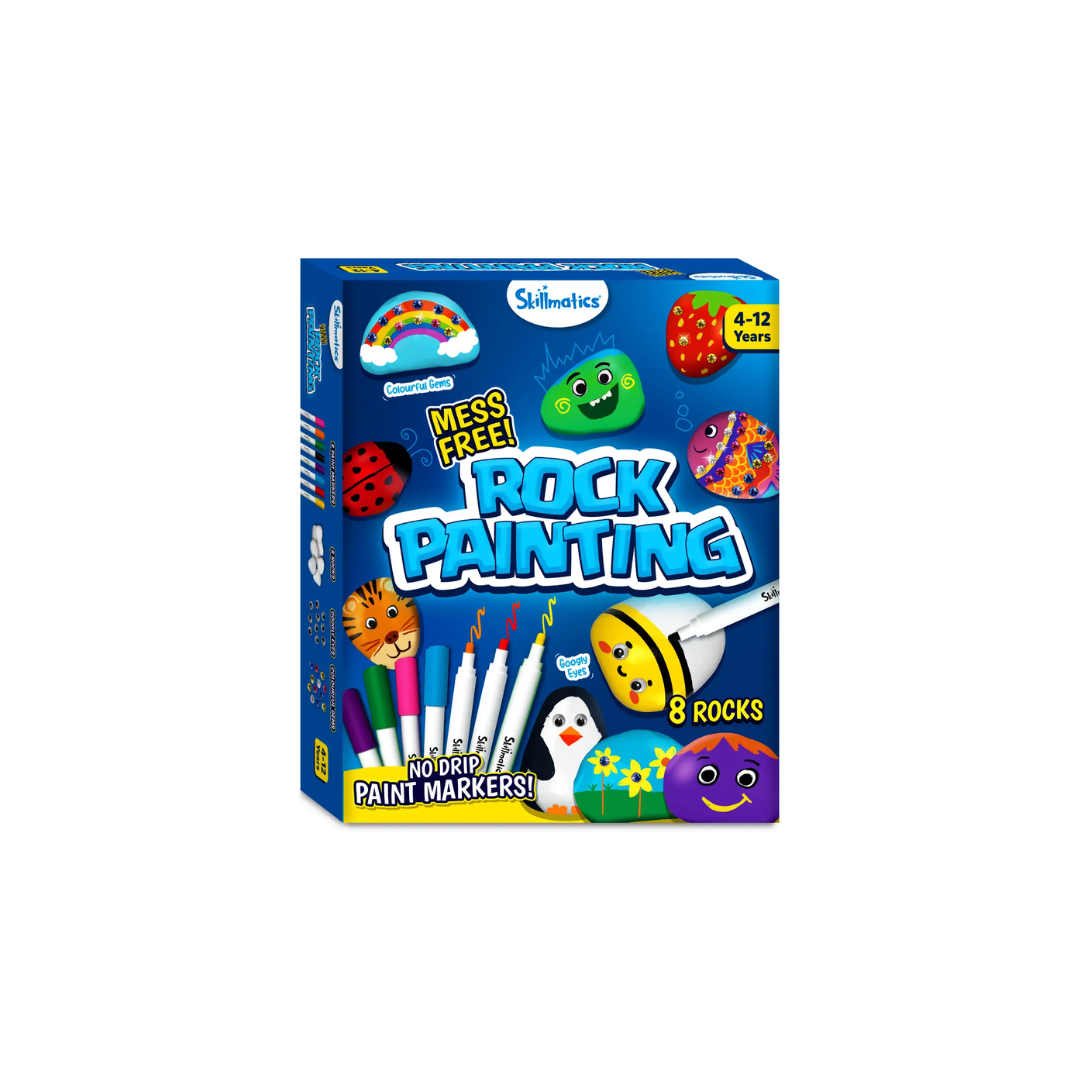 Rock Painting Kit | Mess-Free Art & Craft Activity (ages 4-12)