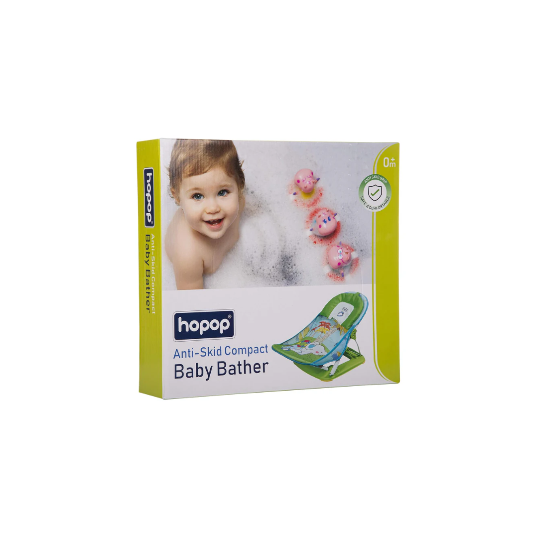 Hopop Anti-Skid Compact Baby Bather Multicolor