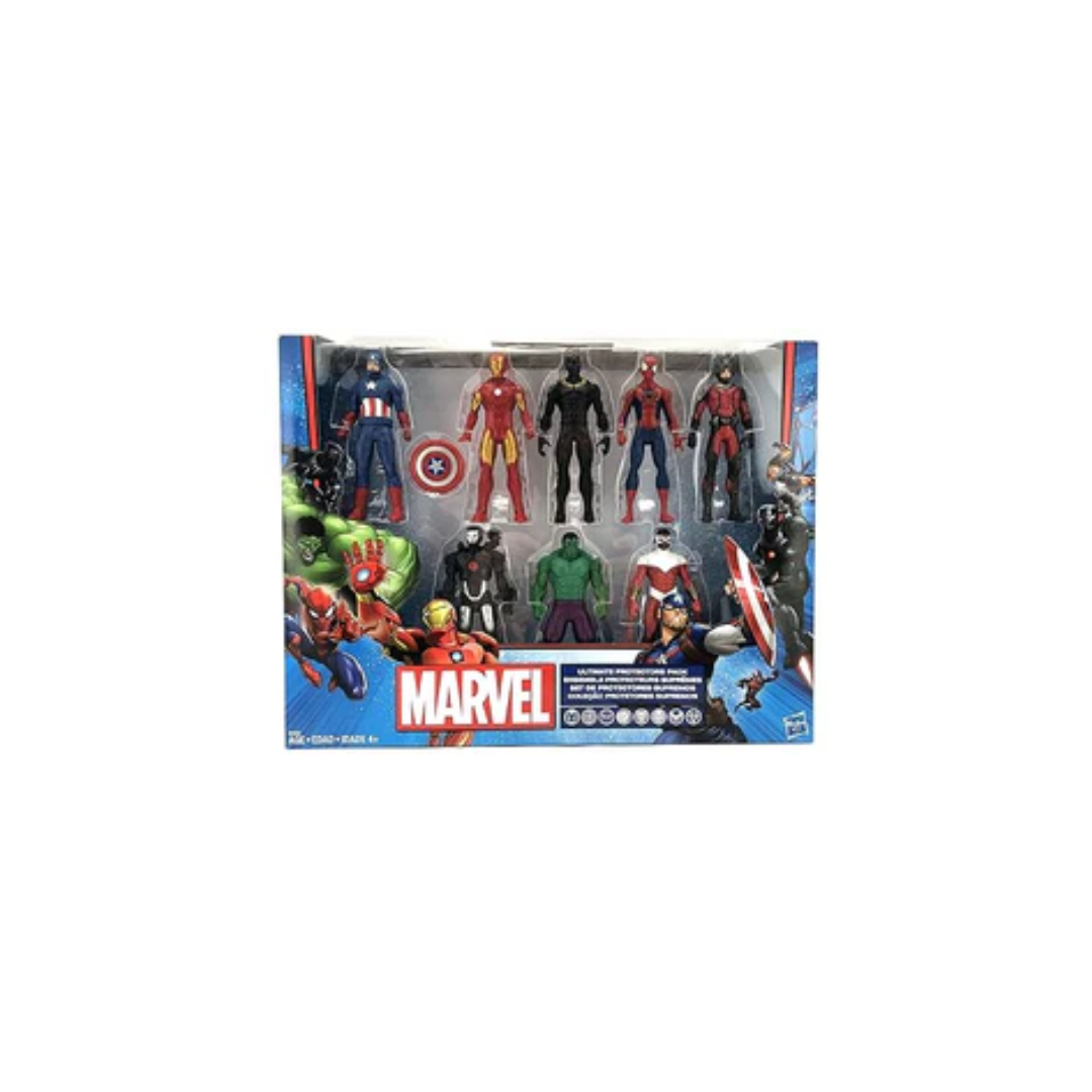 Hasbro Marvel Avengers Action Figures - Iron Man, Hulk, Black Panther, Captain America, Spider Man, Ant Man, War Machine & Falcon! (8 Action Figures)