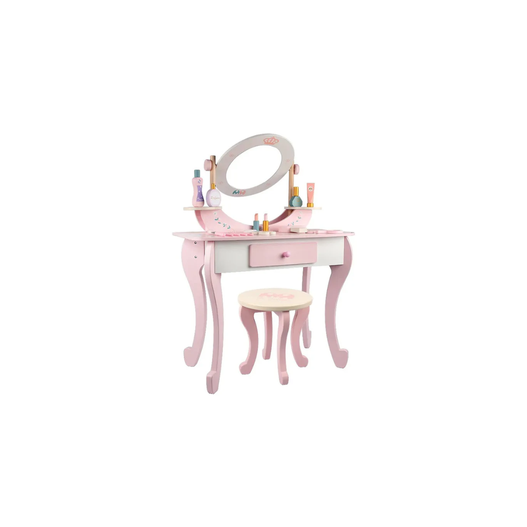 Rainbow Toys Dressing Table Pink Simulation Play house Makeup toy