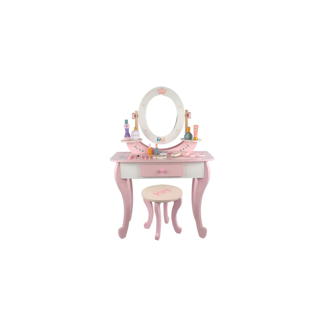 Rainbow Toys Dressing Table Pink Simulation Play house Makeup toy