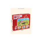 Rainbow Toys Wooden castle Train Track Set Toys 87Pcs