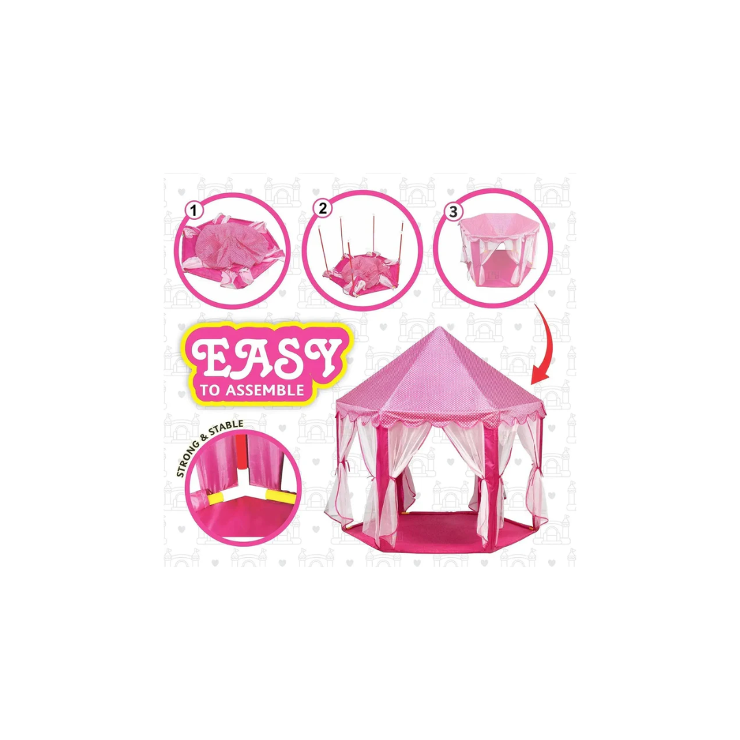 Itoys Dream Castle Play Tent Pink