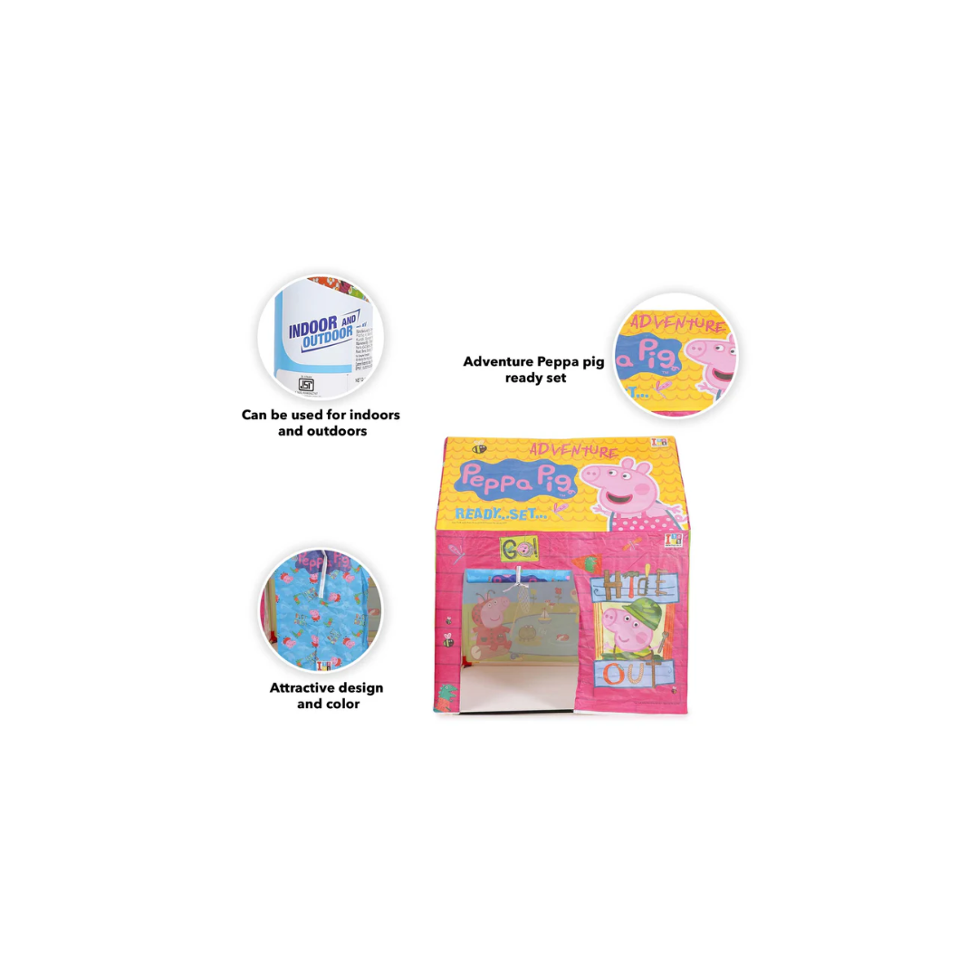 Itoys Peppa Pig Playhouse Tent With Led Light Multicolour