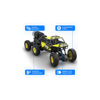 Mirana Mega Ranger ATV 6 Wheel Remote Car with Nitro Boost, Smoke Exhaust, InBuilt Battery 4x4 Type - C USB Rechargeable Yellow