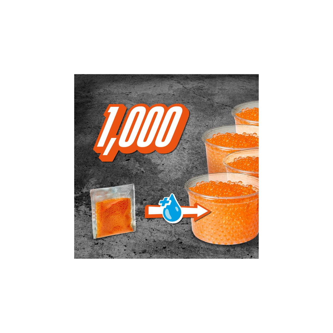 Hasbro Nerf Pro Gelfire Ignitor Blaster, 1000 Gelfire Rounds, 60 Round Capacity, T-Pull Priming, Up to 150 FPS, Eyewear