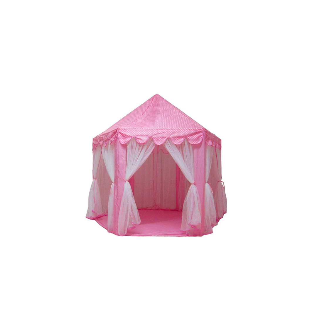 Webby Kids Indoor and Outdoor Castle Play Tent House (Pink)