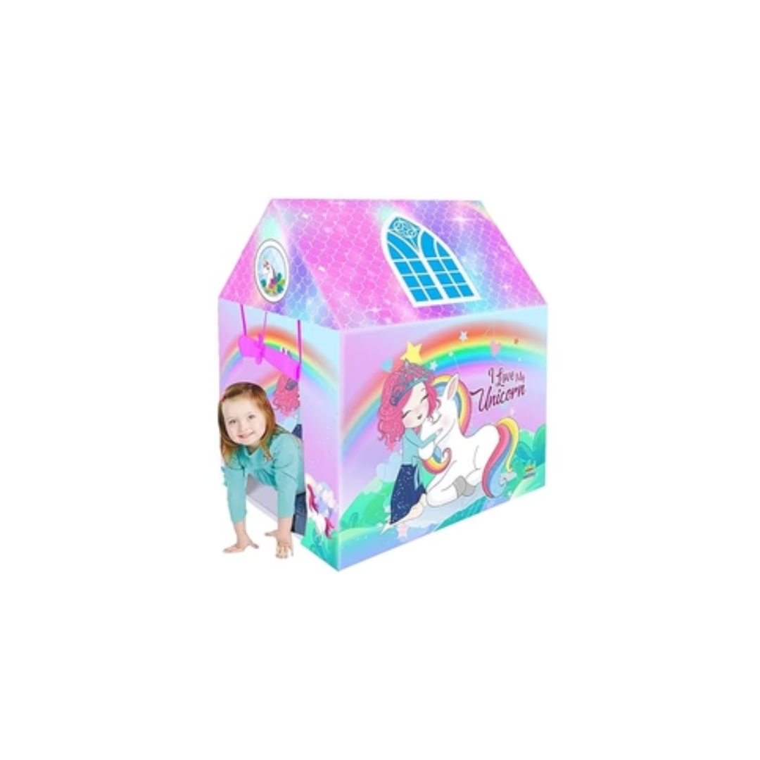 Webby Unicorn Kids Play theme tent house