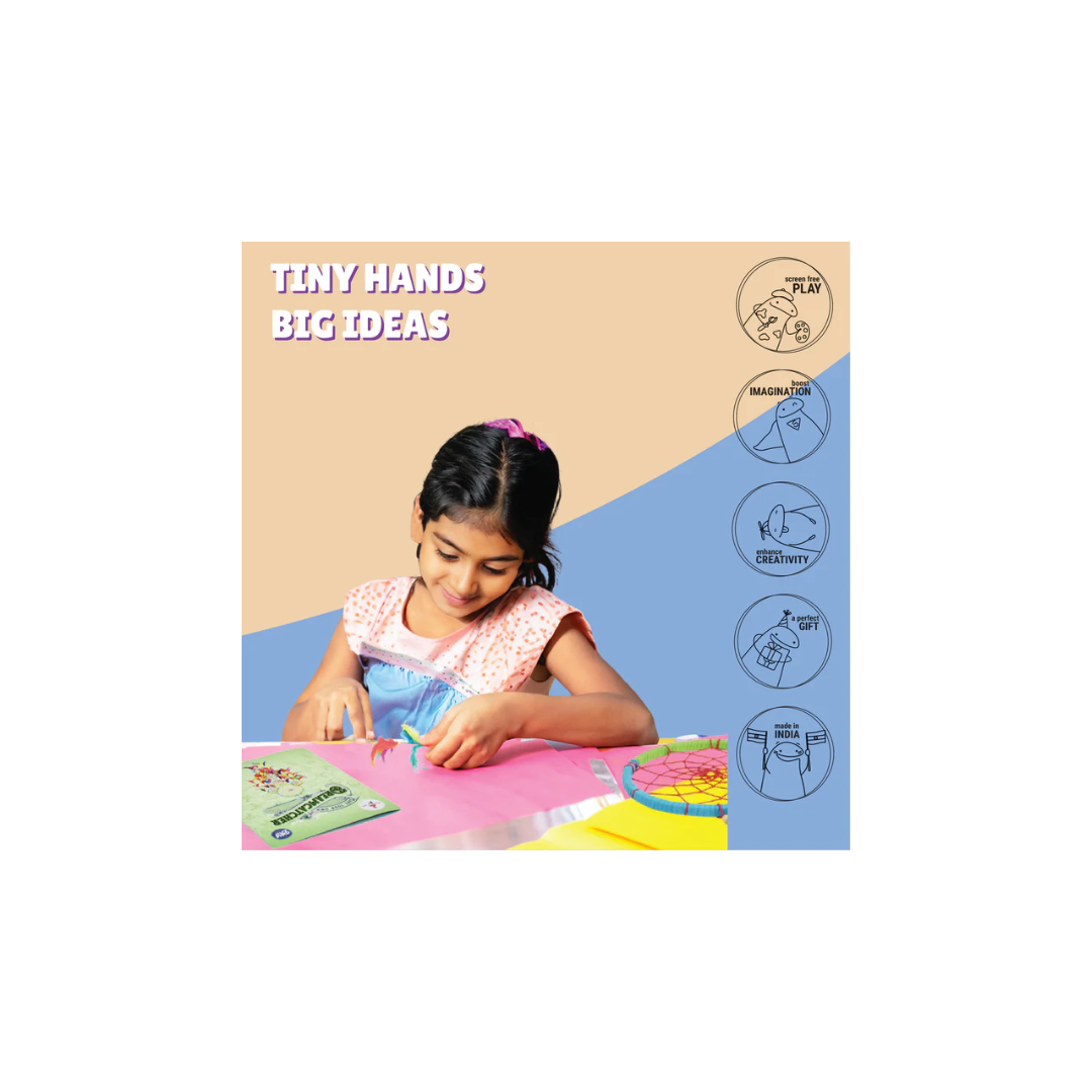 Kalakaram 5 Ring Dreamcatcher Making Kit