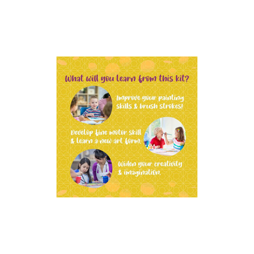 Kalakaram Make Your Own Lippan Art Pen Stand DIY Kit