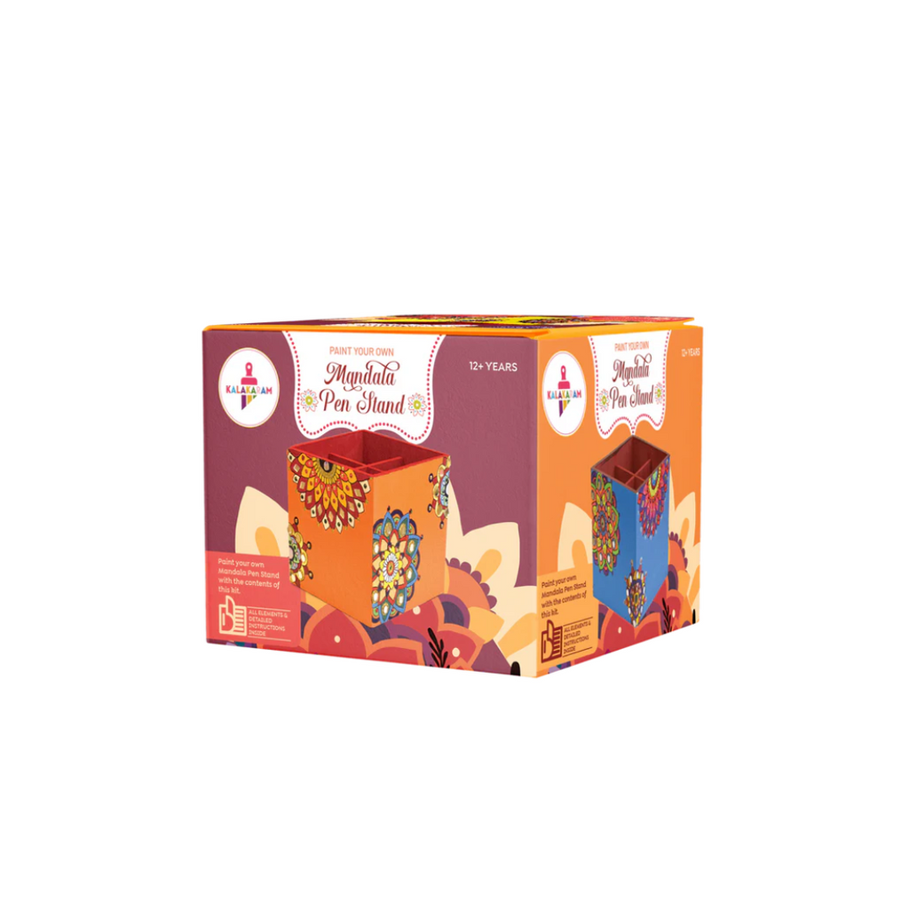 Kalakaram Paint Your Own Mandala Pen Stand