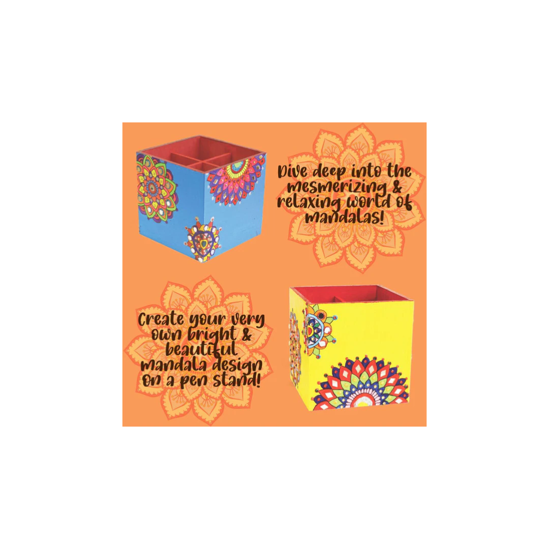 Kalakaram Paint Your Own Mandala Pen Stand
