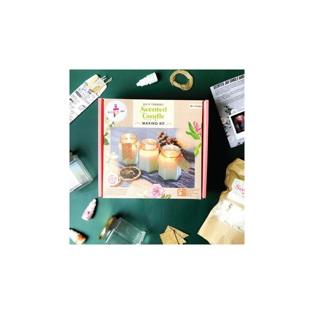 Kalakaram Scented Jar Candle Making Kit