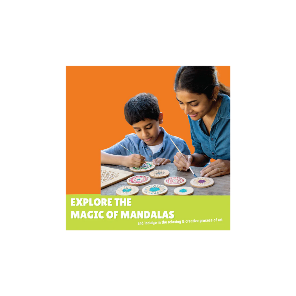 Kalakaram Mandala Art Coasters Painting Kit