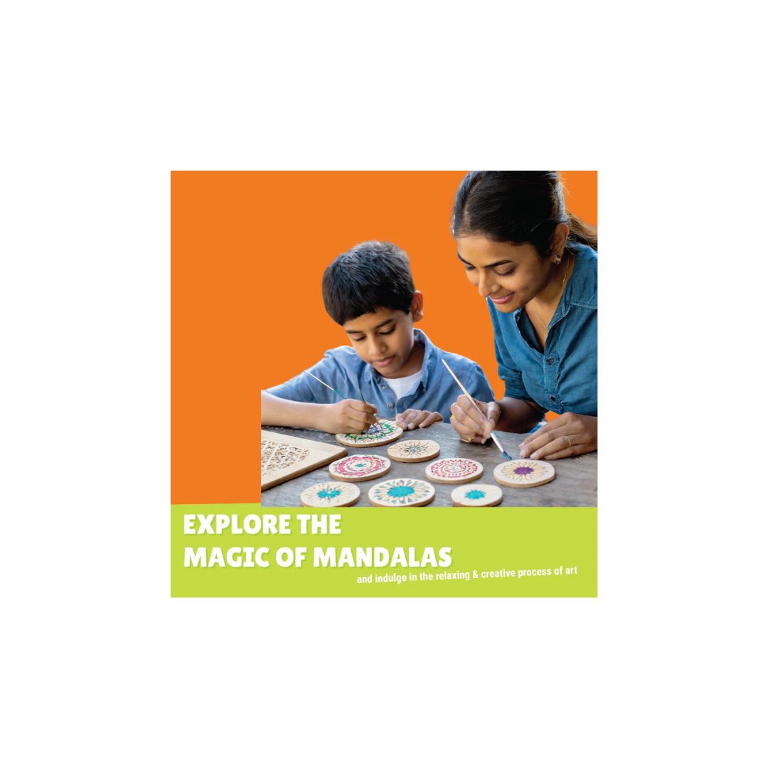 Kalakaram Mandala Art Coasters Painting Kit