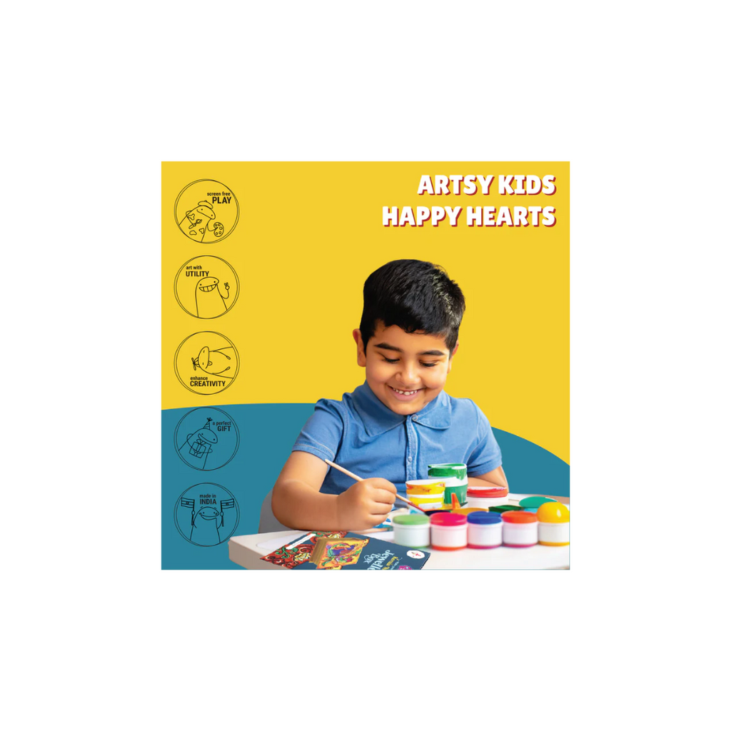 Kalakaram Kerala Mural Jewellery Box Painting Kit