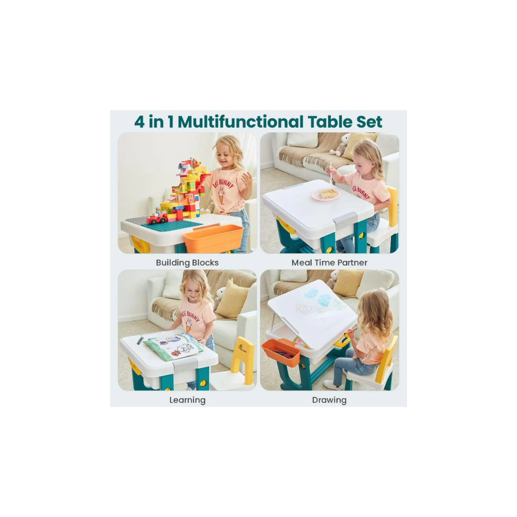 R For Rabbit Little Genius Learner: Smart & Safe Kids Study Table  Set