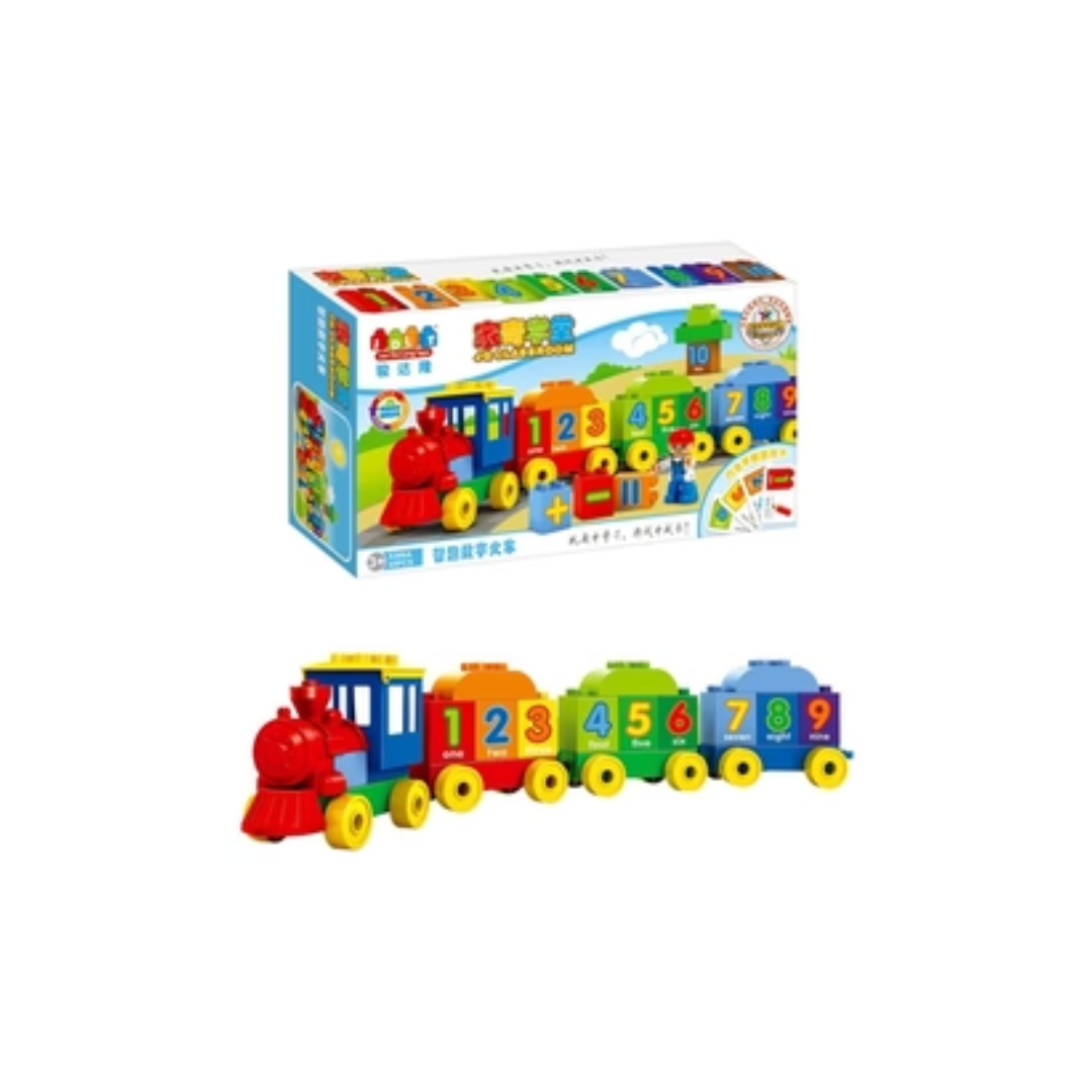 JDLT My First Counting Train Building Blocks-45 Pieces  (Multicolor)