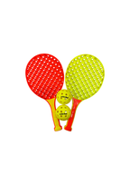 Santoi Plastic Paddle Set + 2 Balls Multicolor