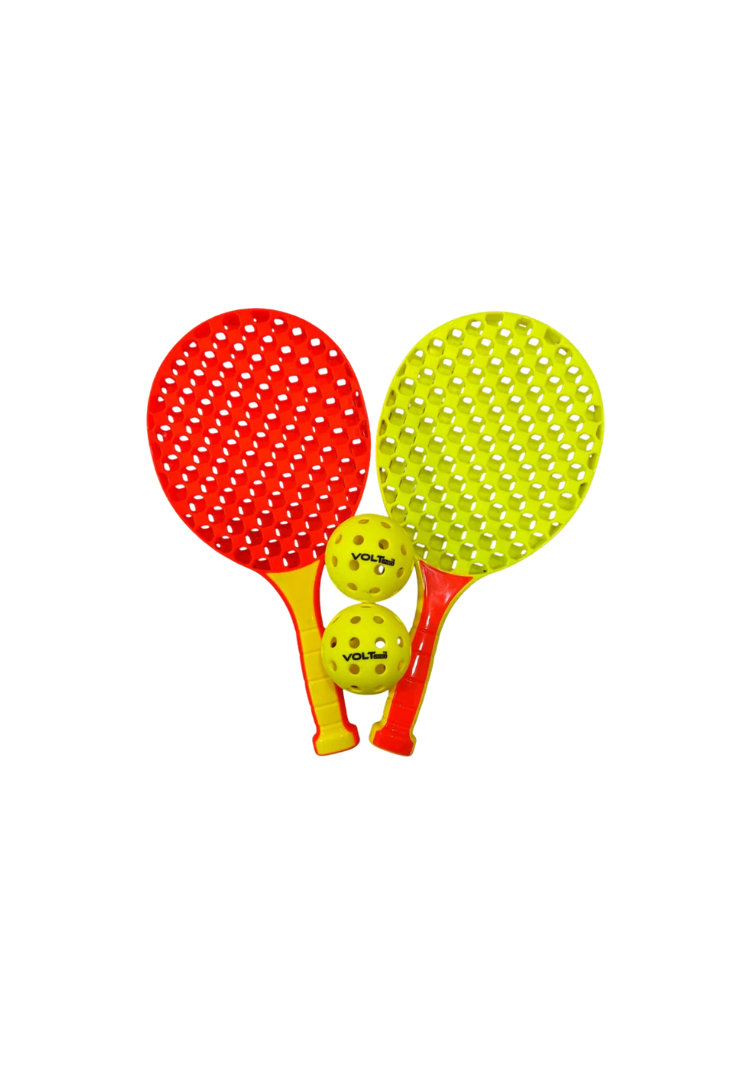 Santoi Plastic Paddle Set + 2 Balls Multicolor
