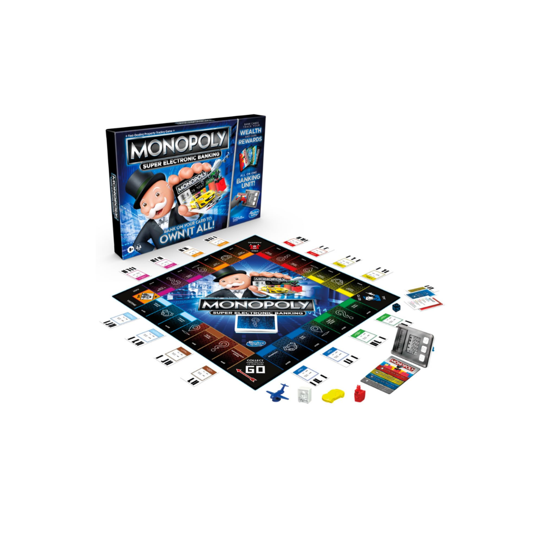 Hasbro Monopoly Super Electronic Banking Board Game