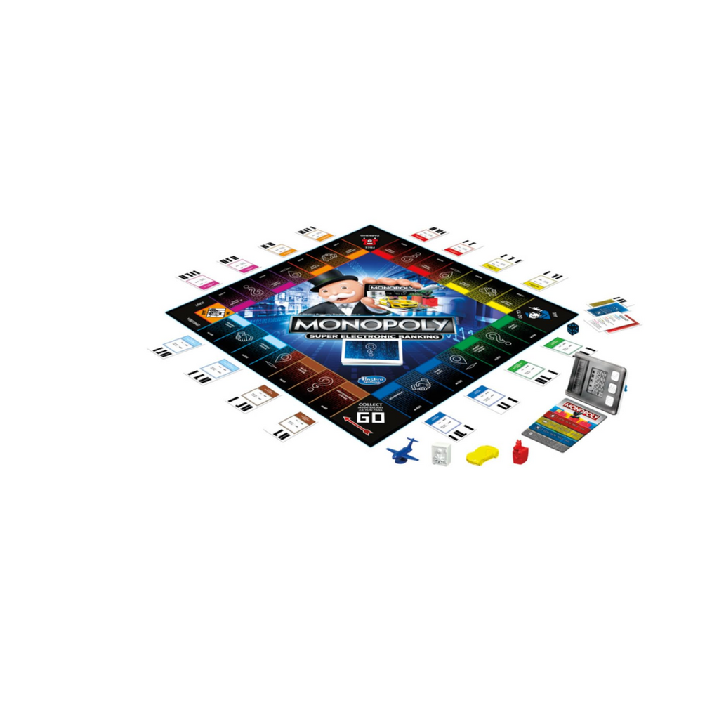 Hasbro Monopoly Super Electronic Banking Board Game