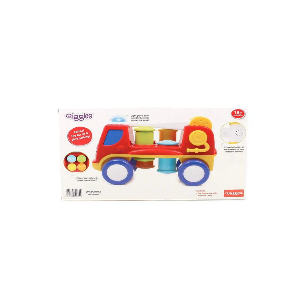 Funskool Giggles Peg Basher Fire Engine