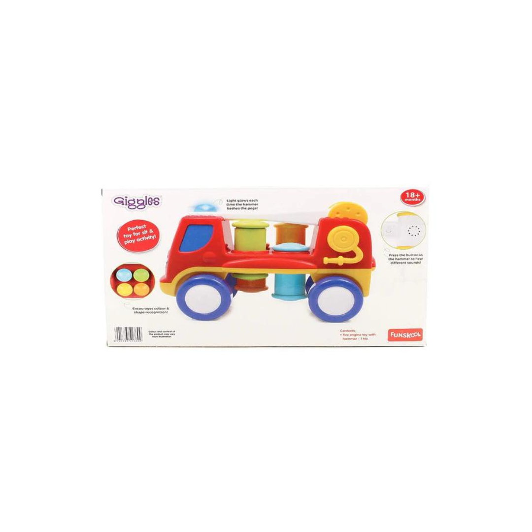 Funskool Giggles Peg Basher Fire Engine