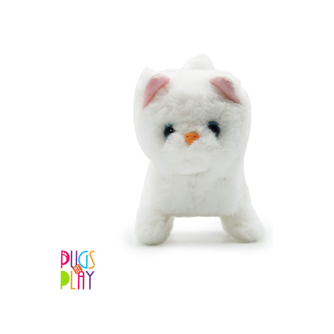 Pugs Play Casper Walking Cat