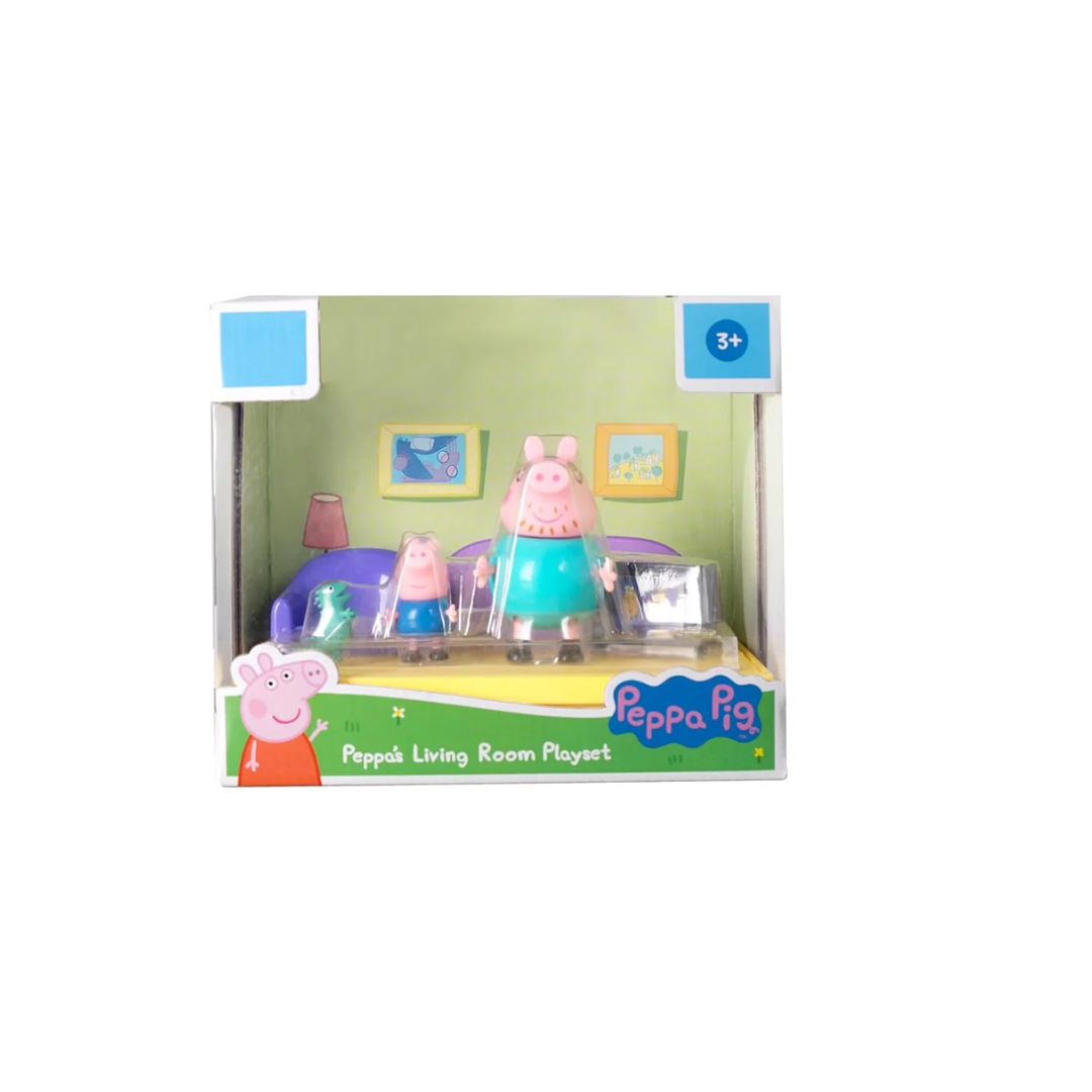 Hasbro Peppa Pig Living Room Scene Pack with Figures