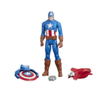 Hasbro Marvel Avengers Titan Hero Series Blast Gear Captain America, 12-inches