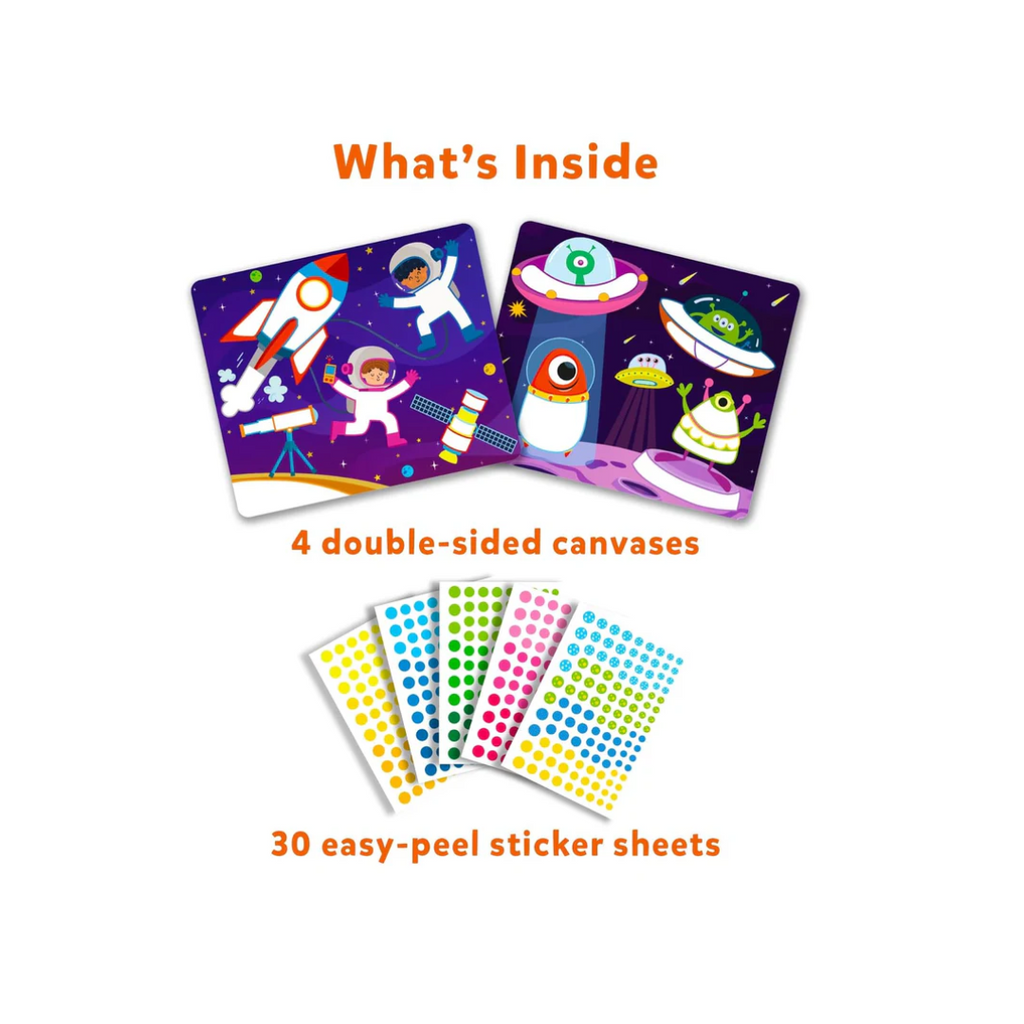 Skillmatics Art Activity - Dot It Space, No Mess Sticker Art for Kids, Craft Kits, DIY Activity